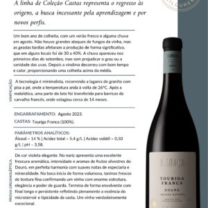 D. GRAÇA COLEÇÃO TOURIGA FRANCA GRANDE RESERVA