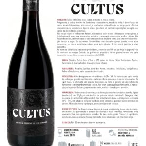 CULTUS EDIÇÃO LIMITADA TINTO